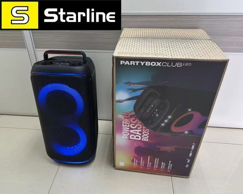 Акустична система JBL PartyBox Club 120 з мікрофоном колонка для вечірок на відкритому повітрі, танцювальних заходів