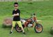 Двоколісний Пітбайк, Мотобайк позашляховий гірський мотоцикл скутер дитячий БЕНЗІНОВИЙ 49 КУБ ОРАНЖОВИЙ