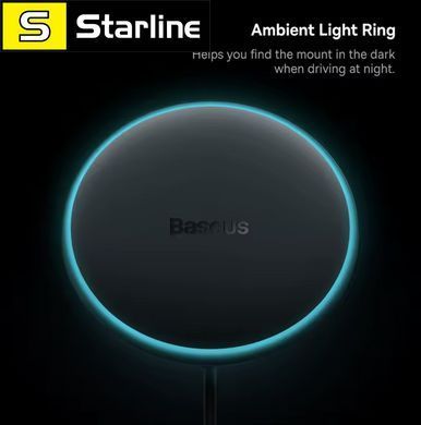 Беспроводное автомобильное зарядное устройство Baseus CW01 Magnetic Wireless Charging Car Mount Claw 40W