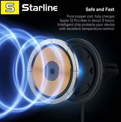 Беспроводное автомобильное зарядное устройство Baseus CW01 Magnetic Wireless Charging Car Mount Claw 40W