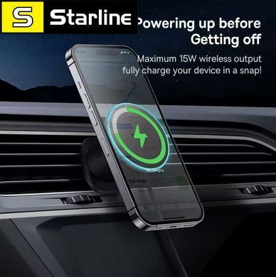Беспроводное автомобильное зарядное устройство Baseus CW01 Magnetic Wireless Charging Car Mount Claw 40W