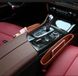 Автомобильный карман органайзер между сиденьями автомобиля с металлическими заклепками. Натуральная кожа