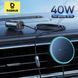 Беспроводное автомобильное зарядное устройство Baseus CW01 Magnetic Wireless Charging Car Mount Claw 40W