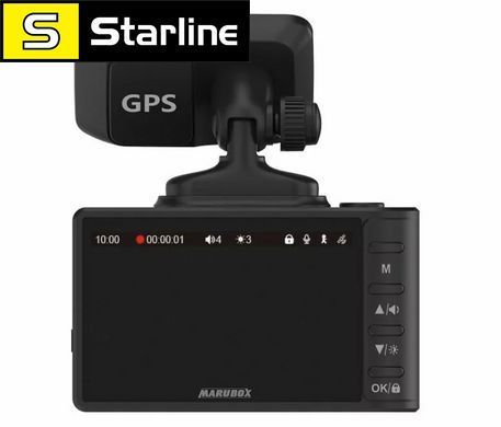 Marubox M345GPS Видеорегистратор с GPS-информатором, модулем Wi-Fi, магнитным креплением Made in Korea