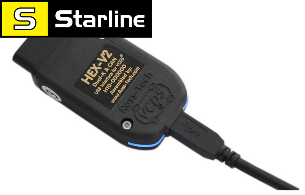 Автосканер HEX V2 Vag Com VCDS 19.6 Діагностичний кабель USB (Новий) ВАСЯ Діагніст VAG COM v.2020 Російський