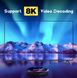 Smart TV Box приставка Android 13 H96MAX 4/64 процессор RK3528 Youtube медиа-плеер