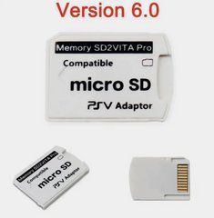 Адаптер For Sony PS VITA V6.0 SD2VITA Pro Henkaku 3.65 System 1000 2000 TF MicroSD Card PSVConvert