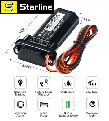 GPS-трекер ST-901 з вбудованим акумулятором, водонепроникний мінітрекер з GSM, застосунком і онлайн-ПО