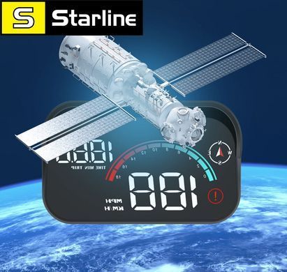 Проєкційний дисплей AD M22 GPS HUD, універсальний цифровий спідометр, проєкція на лобове скло USB