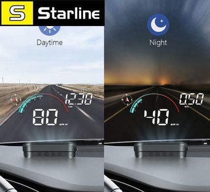 Проєкційний дисплей AD M22 GPS HUD, універсальний цифровий спідометр, проєкція на лобове скло USB