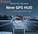 Проєкційний дисплей AD M22 GPS HUD, універсальний цифровий спідометр, проєкція на лобове скло USB