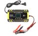 Foxsur Авто Зарядное устройство для аккумулятора 12 В 8А 24 В 4A умная быстрая зарядка, сенсорная панель