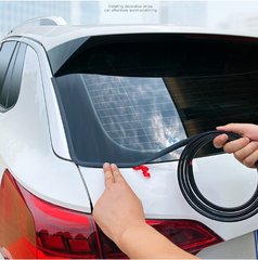 Уплотнитель Автомобильный V-образный 13мм резиновый для лобового и заднего стекла, крыши, стойки, пройома авто