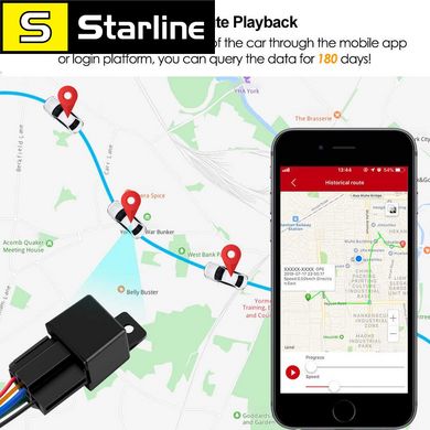 Міні автомобільний GPS трекер у вигляді реле LK720 для відстеження авто при викраденні, GPS локатор