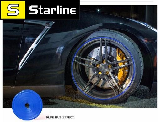 Защита дисков цветные молдинги наклейки на колеса защитная лента - молдинг на литые диски Wheel Pro 7,6м.