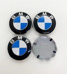 Колпачки (заглушки) в диски BMW 56/68 мм 4 шт/компл лого 56мм