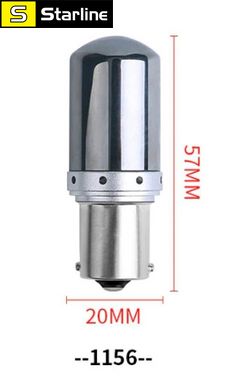 Яркая LED лампа стоп-сигнал поворота, задний ход CAN BUS (нет ошибок) 30W 1156 BA15S P21W питание от 12V-24V