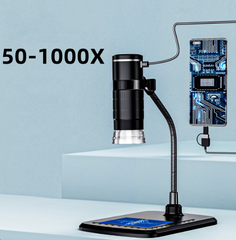 1000X USB цифровий мікроскоп Type C Android PC відеомікроскоп камера для електричних годинників із 8 світлодіодами