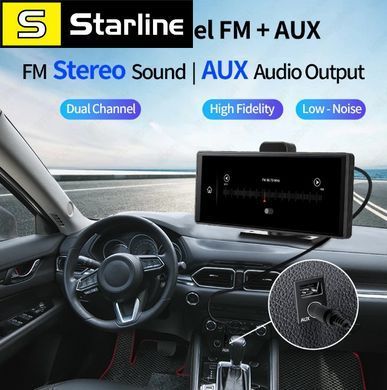 Автомобильный видеорегистратор, 10.26 дюйма, Carplay & Android Auto 4K, ADAS, Wi-Fi, GPS, камера заднего вида