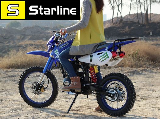 Двомісний гоночний мотокросовий 4-тактний 125cc гірський позашляховий мотоцикл з багажником автомат
