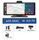 Автомобильный видеорегистратор, 10.26 дюйма, Carplay & Android Auto 4K, ADAS, Wi-Fi, GPS, камера заднего вида