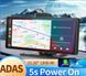 Автомобильный видеорегистратор, 10.26 дюйма, Carplay & Android Auto 4K, ADAS, Wi-Fi, GPS, камера заднего вида