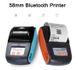 Чековий Принтер Портативний Міні 58 мм Bluetooth для бездротового друку Pos принтер для Android iOS