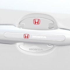 Набор прозрачных силиконовых накладок для автомобиля 8 шт, защитные накладки под и на ручки силикон HONDA