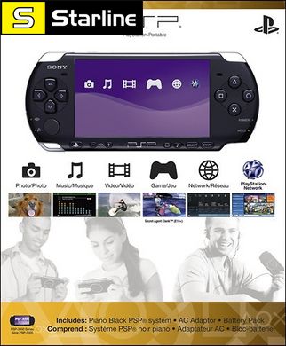 Sony PlayStation PSP- 3006 black 64 Гб прошитая, много игр, нова, полный комплект