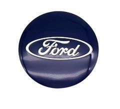 Ковпачки (заглушки) в диски Ford 4 шт./комплі 54/66 мм Синій 54 мм