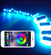 Світлодіодна стрічка RGB 10-в-1 довжина 8 м неон, неон на додатку + підсвічування салону 2 в 1