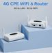 Маршрутизатор WiFi6 4G LTE-маршрутизатор 300 Мбіт/с, портативний маршрутизатор 4G WiFi, сумісний з SIM-карткою