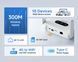 Маршрутизатор WiFi6 4G LTE-маршрутизатор 300 Мбіт/с, портативний маршрутизатор 4G WiFi, сумісний з SIM-карткою