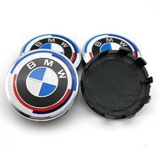 Колпачки (заглушки) в диски BMW 56/68 мм 4 шт/компл 3ЛОго 56мм