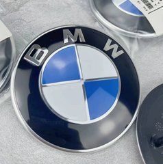 Емблема логотип шильдик значок капота, багажника BMW 74/82 мм