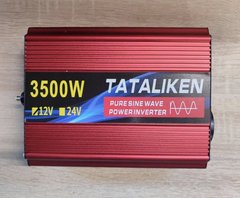 Инвертор 12-220v 3500W Tataliken Чистый синус, УПС, безперебойник, европейская версия EU