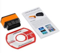 Автосканер Konnwei KW903 OBD 2 ELM327 V1.5 pic18f25k80 Bluetooth 3.0 оранжевый