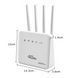4G LTE SIM WiFi роутер Wi-Fi 6 модем зі слотом для SIM-карти система ASR 300 Мбіт/с 4 антени