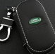 Шкіряна ключниця, автоключниця, ключниця чорна в подарунковій коробці з логотипом LAND ROVER