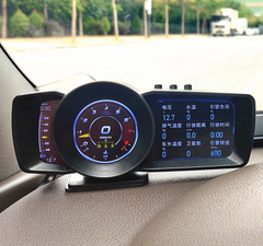 Автомобильный компьютер OBD2 GPS бортовой компьютер автомобильный дисплей с двойным экраном русский язык