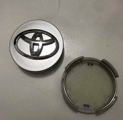 Колпачки (заглушки) в диски TOYOTA 62 мм 4 шт/компл Серый