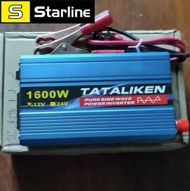 Инвертор для двухконтурного газового котла с чистым Синусом TATALIKEN 1600W 12- 220V европейская версия EU