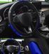 Чехол оплетка на руль авто Dragon 37-38 см искусственная кожа, экокожа цвет красный