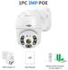 Hiseeu 3MP 1080P POE PTZ IP CCTV камера видеонаблюдения 4X цифровой зум