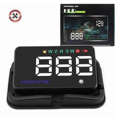A5 3,5 дюймов gps HUD Автомобильный цифровой GPS Спидометр Speedometer GPS спидометр, проектор на стекло