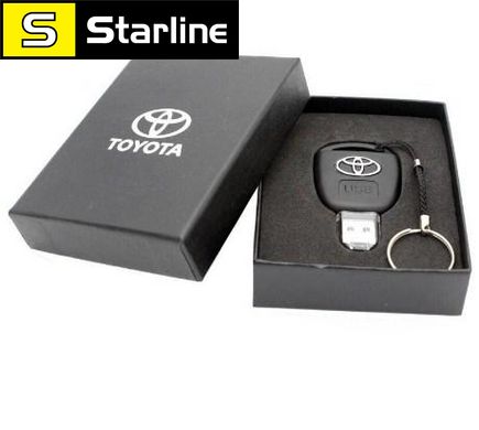 USB накопитель, флешка на 16GB в виде ключа Toyota (Тойота) в подарочной коробке
