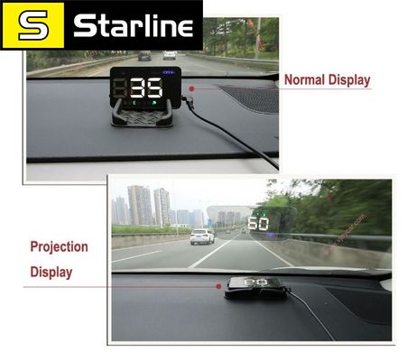 A5 3,5 дюймов gps HUD Автомобильный цифровой GPS Спидометр Speedometer GPS спидометр, проектор на стекло
