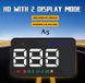 A5 3,5 дюймів gps HUD Автомобільний цифровий GPS Спідометр Speedometer GPS спідометр, проектор на скло