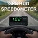Автомобильный цифровой GPS Спидометр Hud GPS C60S Speedometer GPS спидометр универсальный 12-24V