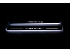 Лед накладки на дверные пороги с подсветкой (4 шт) 7 цветов Mercedes Benz